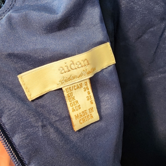 Aidan Mattox Sequin Bateau Neck Column Dress - Picture 6 of 7